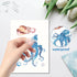 CRASPIRE 8 Sheets Sea Life Window Decals, Ocean Stickers for Bathroom Home Bedroom, PVC Self-Adhesive Clings