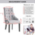 Home1PCS,Dark Lellen Stretch Wingback Chair Cover Slipcover - Reusable Wingback Side Chair Slipcover,Accent Chair