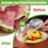 130Pcs Reusable Elastic Food Bowl Storage Covers, Sublaga Bowl Covers in 5 Sizes and Colors, BPA Free