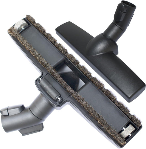 Miele Horse Hair Vacuum Brush Attachments with Wheels, 1-3/8 Inch for Carpet & Hard Floors
