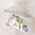 mivndeeopu 12" Corner Shower Shelf 2-Pcs, Rustproof 304 Stainless Steel Corner Shower Shelves