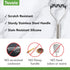 Tovolo Silicone Potato Masher - Charcoal
