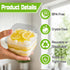 200 Pack 8 oz Plastic Dessert Cups with Lids and Forks, Disposable Cupcake Ice Cream Bowls Tiramisu Containers