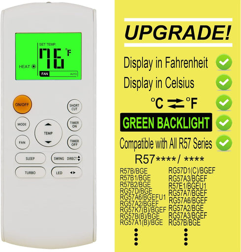 Replacement Remote Control for hOmeLabs HME030363N HME030364N HME030356N HME030357N HME030358N HME030359N HME020379N