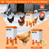 Gribouillage 4 8 (7L-Red) 12L) Heated Chicken Waterer, Thermostatically Controlled Poultry Water Heater for Winter
