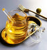 Lawei Glass Honey Jar with Dipper and Lid, 10 OZ Heat-Resistant Honey Pot, Clear Glass Container for Honey and Syrup