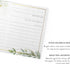 Dashleigh Farmhouse Greenery Recipe Cards, 48 Double Sided 4x6 Cards with Gold Foil, Sage Green Rustic Kitchen Gift