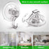 LUXEAR Suction Cup Hooks, 6 Pack, Reusable Powerful Waterproof Clear Removable Suction Hanger for Bathroom and Kitchen