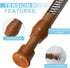 AIZESI Short Spring Tension Curtain Rod (Wood, 12"-20", 2Pcs)