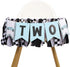 Rweseo 2nd Two Fast Birthday Party High Chair Banner - Racing High Chair Banner, Blue Birthday Bunting,Blue Vintage