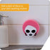 1 PELEG DESIGN New Dishco Girl Sponge Holder for Kitchen Sink, Cute Sponge Holder with Retro Groovy Design, Drains