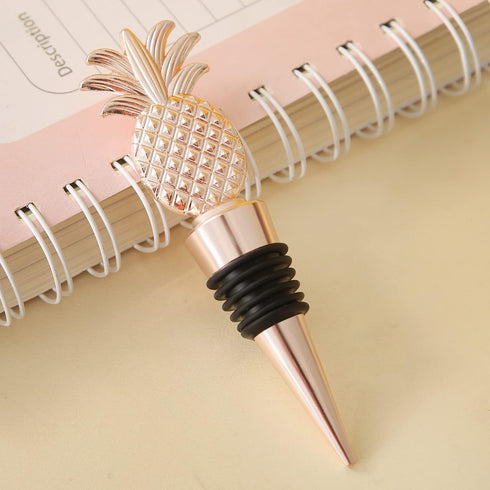 VIDACONTIGO 15 15) PCS Pineapple Wine Bottle Stoppers for Wine Bottles, Beach Party Favors, Baby Shower & Wedding
