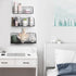 ROFAY Set 3, Floating Shelves of Wall Mounted Storage Rack Shelves for Bedroom, Living Room, Bathroom, Kitchen, Office