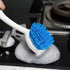 Dish Brush Set of 3, Water Bottle Brush, Dish Scrub Brush, Non-Slip Long Handle for Cleaning Dishes, Sink, Pots, Round