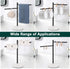 Hand Towel Holder, F-Shape Stand with Marble Base, Stainless Steel Swivel Rack for Bathroom Kitchen Countertop