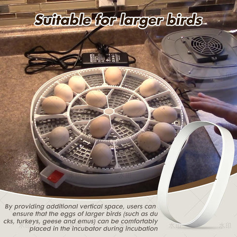 WFXSHparts 1.5" 360 360 Riser for Nurture Right Incubator - for Nurture Right Incubator Riser for Hatching Eggs