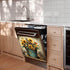 Magnetic Easter Rabbit Dishwasher Cover, Kitchen Decor Bunny Refrigerator Magnet Decal Panels, Fridge Covers, 23 x 26