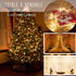 Dopheuor LED Photo Clip Copper String Lights, Warm White Battery Powered Fairy Lights for Bedroom Wall Decor