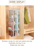 AARAINBOW 1 Pack Hanging Handbag Purse Organizer - 8 Pockets Space Saving Wardrobe Organizer, Light Pink