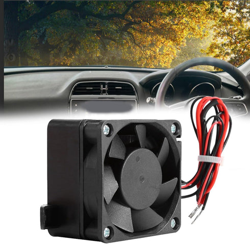 AYNEFY PTC Car Fan Heater,Constant Temperature Air Heaters Thermistor Insulation PTC Heating with Power Cord for Air Heater Humidifier Air Conditioning 3D Printer Incubator(12V by AYNEFY