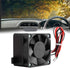 AYNEFY PTC Car Fan Heater,Constant Temperature Air Heaters Thermistor Insulation PTC Heating with Power Cord for Air Heater Humidifier Air Conditioning 3D Printer Incubator(12V by AYNEFY