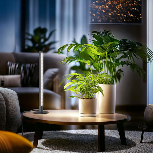 72 5000K Light,1.4FT Vertical Grow Light, LEDs Full Spectrum Light Bar, Wide Illumination Area Desk Stand Plant Lamp