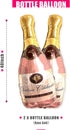 21st Birthday Party Decorations for Her, Rose Gold Supplies Big Set with Birthday Banner and 21 BDay Digit Balloons