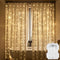 Solhice Curtain Shower Light, 72 x 72 Inches Battery Operated Waterproof Curtains