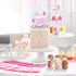 Sieral 48 Pcs Baby Shower Party Favors for Girls, 3.4 oz Small Glass Bottles, Mini Jars with Cork Lids for Guests