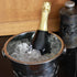 Chef Craft Hammered 4 Quart Champagne Bucket, Stainless Steel