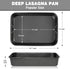 Tiawudi Lasagna Pan, 15x10x2.8 Inch Baking Pan for Oven, Nonstick Roasting Pan with Handles, Deep Baking Dish for Brownie, Heavy Duty Rectangular Cake Pan