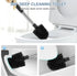 SetSail Toilet Brush and Holder, Automatic Toilet Bowl Brushes for Bathroom, Ventilated Toilet Scrubber