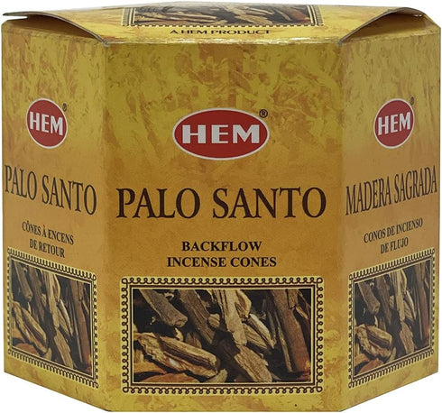 TRUMIRI Palo Santo Backflow Incense Cones For Waterfall And Mat Bundle Inciensos Aromaticos