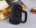 VanEnjoy 3D Black Tyre Shaped Frosted Ceramic Mug, Unique Gifts for Car Fans, 14 oz (400ml)