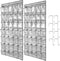 Clear Crystal 2 Pack 35 Pockets Large Hanging Shoe Organizer Over The