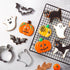 Halloween Cookie Cutters Set, 12 Pieces Stainless Steel Shapes for Pumpkin, Ghost, Bat, and Cat Cookies