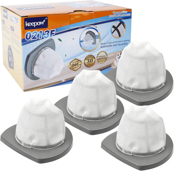 KEEPOW Replacement Filters for Bissell Featherweight Stick Vacuum 2033, 20331, 20333, 20336, 20339, 2033M (4-Pack)