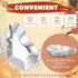Set 24 Honeydak of Stainless Steel Grillable Oyster Shells Reusable for Baked Grilled Shells for Cooking Silver Kitchen