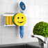 2 Cups/1 MURLONG Sponge Holder Smiley Face,Sink Caddy,Kitchen Organizer with Suction Adhesive Strips,Designed