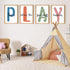 Set 4 12x16' of Framed Kids Playroom Wall Art Prints, Toddler Nursery Children Artwork for Kids Bedroom Decoration