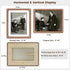 WILTYAPF 8x10 6x8 Premium Natural Walnut Wood Picture Frame, Handcrafted with Solid Wood Back & HD Tempered Glass, Rich