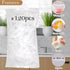 QUPIVA 120pcs Shower Caps for Sourdough Bread, Reusable Bowl Covers for Proofing, Plastic Bread Covers With Elastic