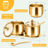 2 10 oz holoith Pcs Coffee and Sugar Dispenser with Tray - Sugar Bowl with Glass Lid and Spoon for Coffee Bar