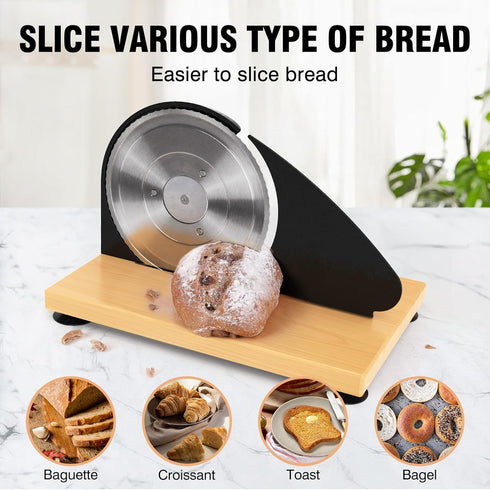 Commercial vanerepok Manual Bread Slicer for Homemade Sourdough Bread Versatile Hand Crank Bread Slicer for Sourdough