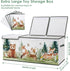 37.712.515.7'' Large Toy Box Chest Organizer with Flip Lid for Kids, Collapsible Oxford Toy Storage Box with Handles