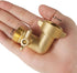 AuySier 90 Elbow Elbow 3/4" Brass Degree Hose for RV, Garden Hose Connector with Shut Off Valves, Garden Hose