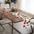 Aglebo 90 Inches 13 90 Inches Cherries Delicious Table Runner Washable Table Runners Long Kitchen Dining Table