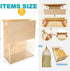 BIUBIU Large Bread Bags for Homemade Bread, Sourdough Bakery Bags with Window, 25ct Brown Kraft Paper
