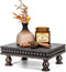 EOSAHR Pine Wood Display Riser Boho Pedestal Stand for Home Decor, Showcasing