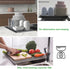 Tomorotec Roll Up Dish Drying Rack, Over The Sink Portable Stainless Steel Kitchen Drainer Organizer